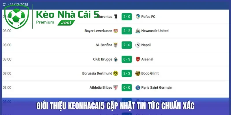 Giới thiệu Keonhacai5 cập nhật tin tức chuẩn xác